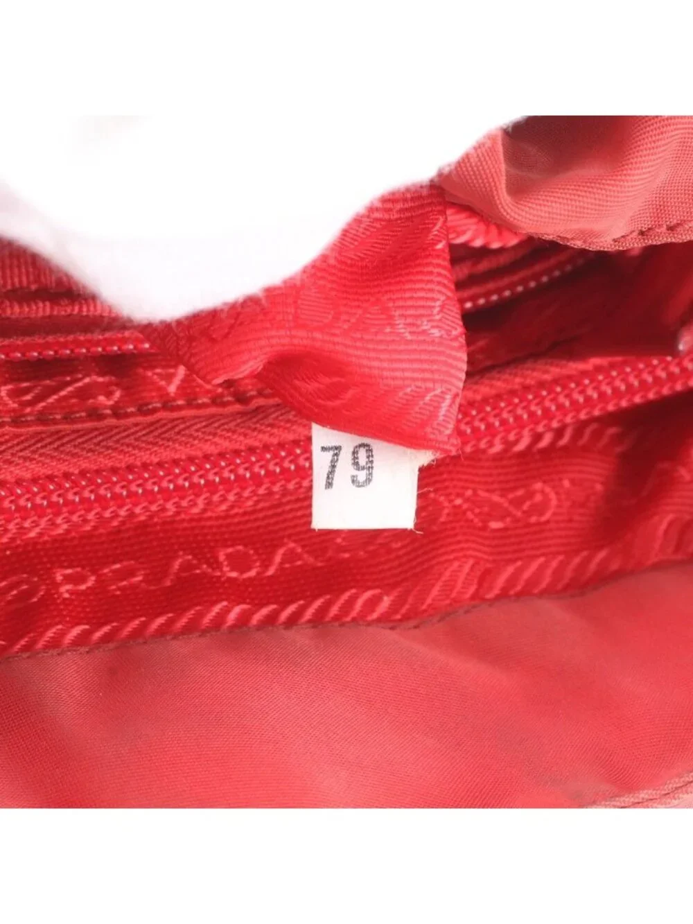 Prada Tessuto Nylon Triangle Logo Leather Shoulder Bag Crossbody Messenger